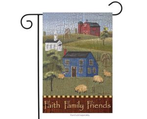 Garden Flag - Faith Family Friends