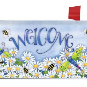 Dragonfly Welcome Magnetic Mailbox Cover